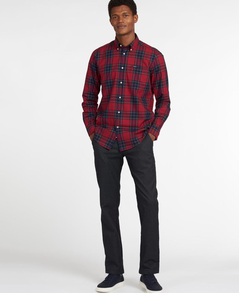 Barbour Wetherham Tailored Shirt Classic Tartan | QFI862143