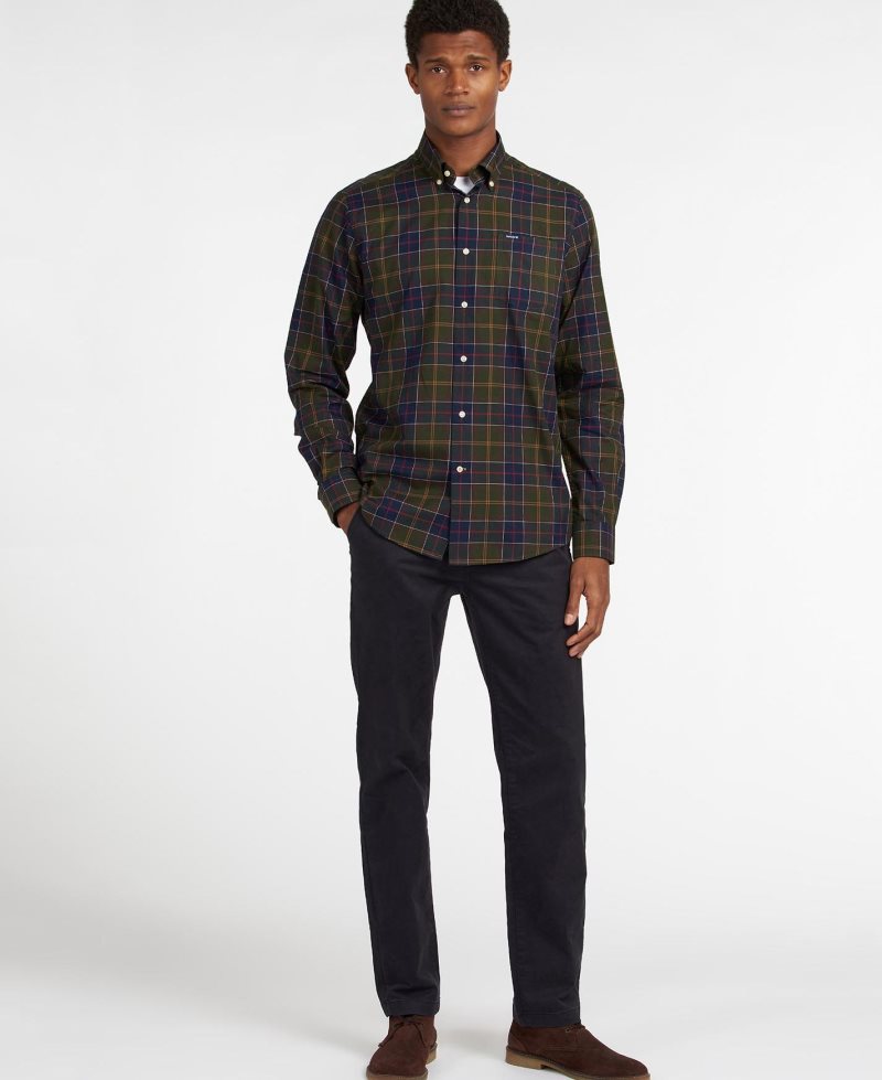 Barbour Wetherham Tailored Shirt Classic Tartan | YQX184706