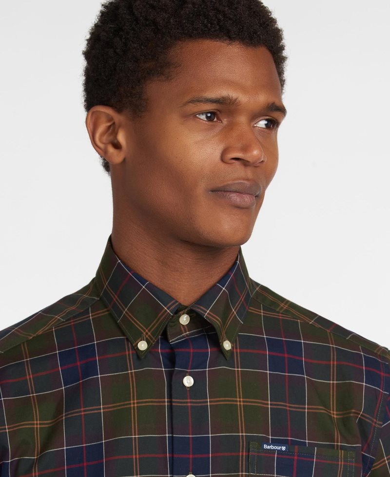 Barbour Wetherham Tailored Shirt Classic Tartan | YQX184706