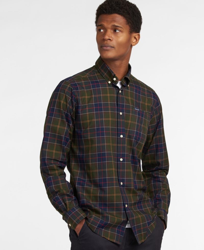 Barbour Wetherham Tailored Shirt Classic Tartan | YQX184706