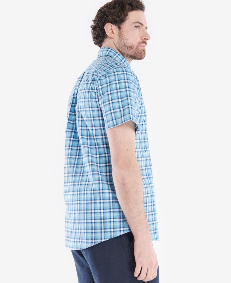 Barbour Whitsand Tailored Shirt Aqua | JGT816423